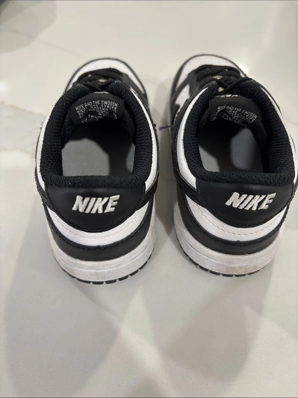 Nike Kids Black and White Panda Dunks
